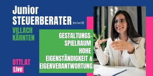 Für unseren Kunden, eine renommierte Steuerberatungskanzlei mit Sitz in Villach, suchen wir zum baldigen Eintritt eine/n eigenverantwortliche/n Junior Steuerberater (m/w/d)