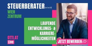 Unser Kunde ist ein renommiertes Wirtschaftstreuhandunternehmen im Zentrum von Wien- in dessen Auftrag suchen wir suchen wir ab sofort eine/n engagierte/n und verantwortungsbewusste/n Steuerberater (m/w/d)