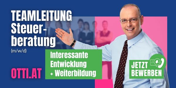 Niederösterreich: TEAMLEITUNG Steuerberatung (m/w/d) – JB bis € 100.000,-