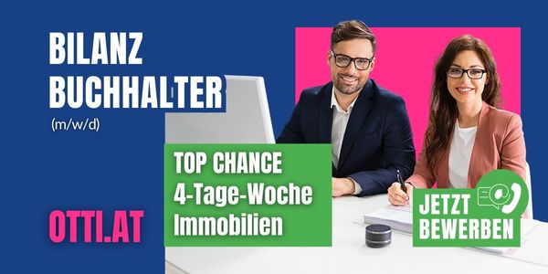 Top-Chance: Bilanzbuchhalter (m/w/d) gesucht! Vielseitige Aufgaben, 4-Tage-Woche & attraktive Vergütung in der Immobilienbranche | Standorte: Wien & Stockerau 2024