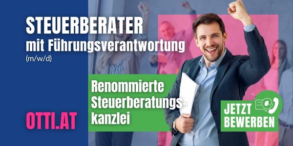 Wien: STEUERBERATER mit Führungsverantwortung (m/w/d) Hybrid Work & Vereinbarkeit von Familie und Beruf – JB bis € 90.000,-