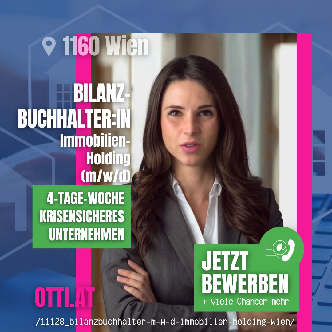 Bilanzbuchhaltung Jobs Karriere Chancen | TOP JOBS aktuell | KARRIERE NEWS | OTTI.AT