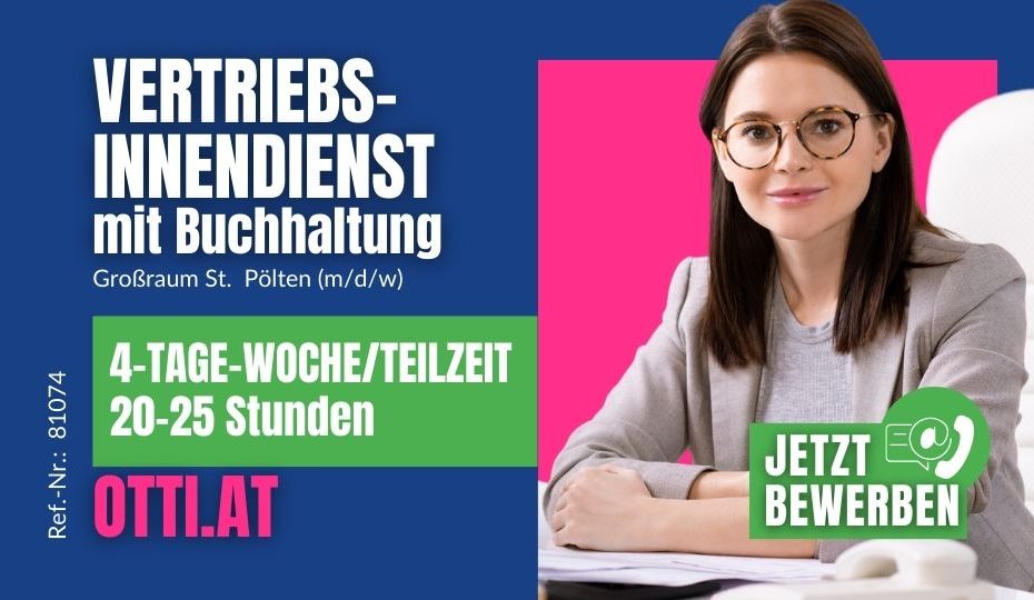 Vertriebsinnendienst Buchhaltung Job Stpoelten