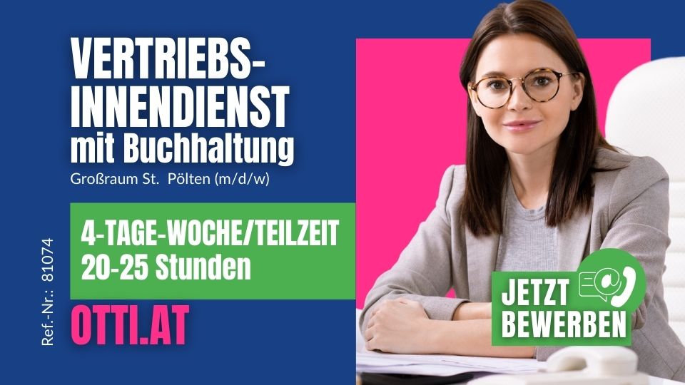 Vertriebsinnendienst Buchhaltung Job Stpoelten