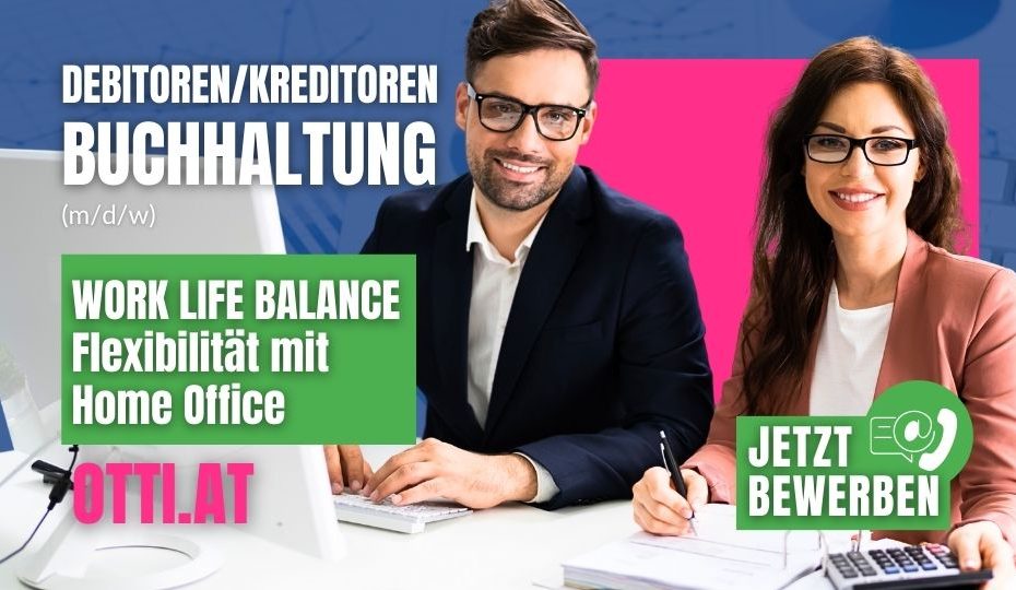 Debitoren Kreditoren Buchhaltung Job | Jobs aktuell - Otti & Partner Ihr Personal Management | KARRIERE NEWS | OTTI.AT