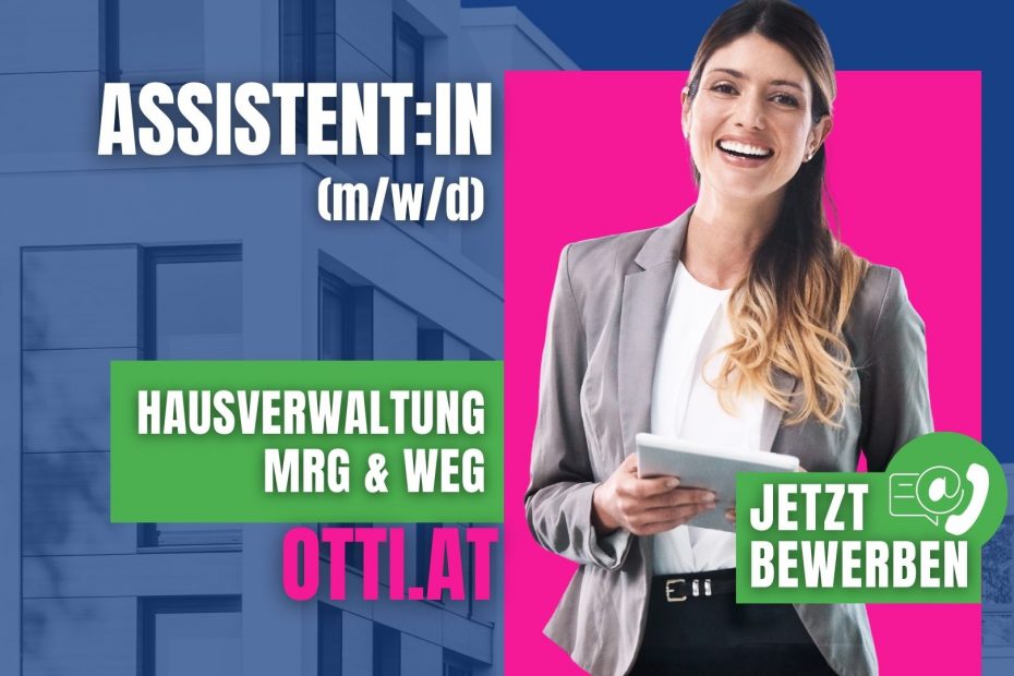Assistentin Hausverwaltung Job | Jobs aktuell - Otti & Partner Ihr Personal Management | KARRIERE NEWS | OTTI.AT