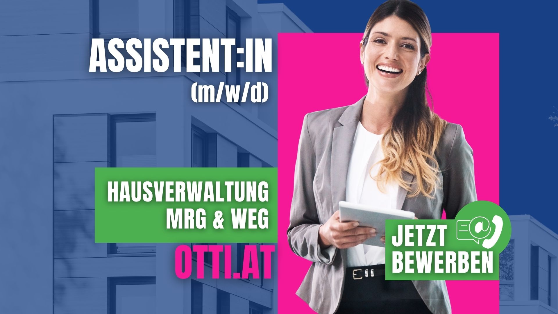 Assistentin Hausverwaltung Job | Jobs aktuell - Otti & Partner Ihr Personal Management | KARRIERE NEWS | OTTI.AT