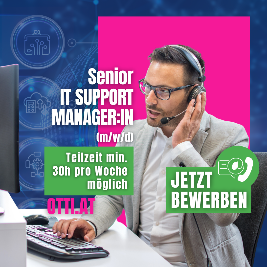 Senior It Support Managerin Job | Jobs aktuell | KARRIERE NEWS | OTTI.AT