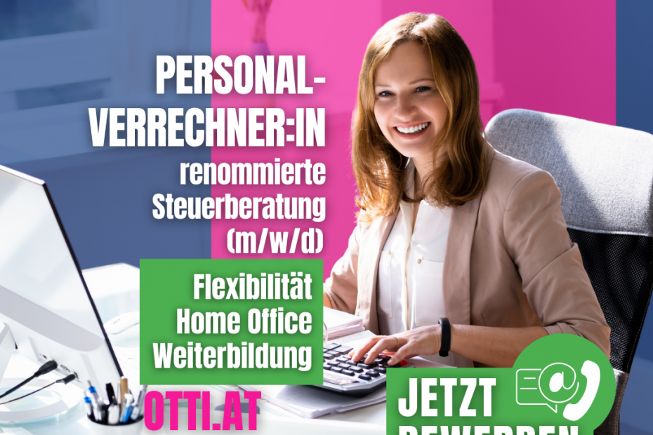 Personalverrechnung Homeoffice Job Karriere Chancen | Steuerberater & Wirtschaftstreuhänder | KARRIERE NEWS | OTTI.AT