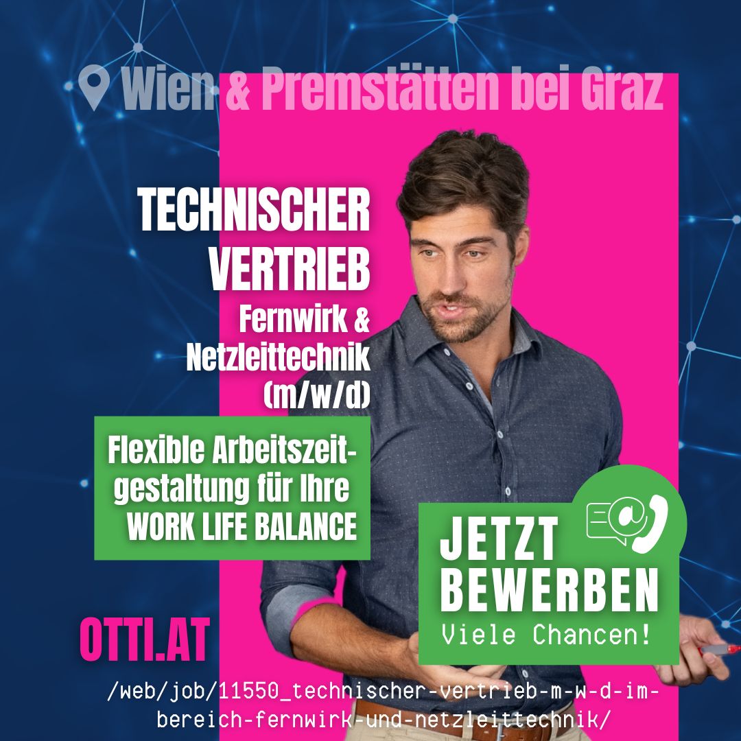 Vertrieb Fernleit Netzleittechnik Karriere Jobs | TOP JOBS aktuell | KARRIERE NEWS | OTTI.AT