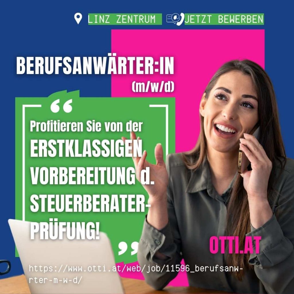 News & Tipps zu Beruf, Bildung & Karriere Berufsanwaerterin Hervorragende Entwicklungschancen | Steuerberater & Wirtschaftstreuhänder | KARRIERE NEWS | OTTI.AT