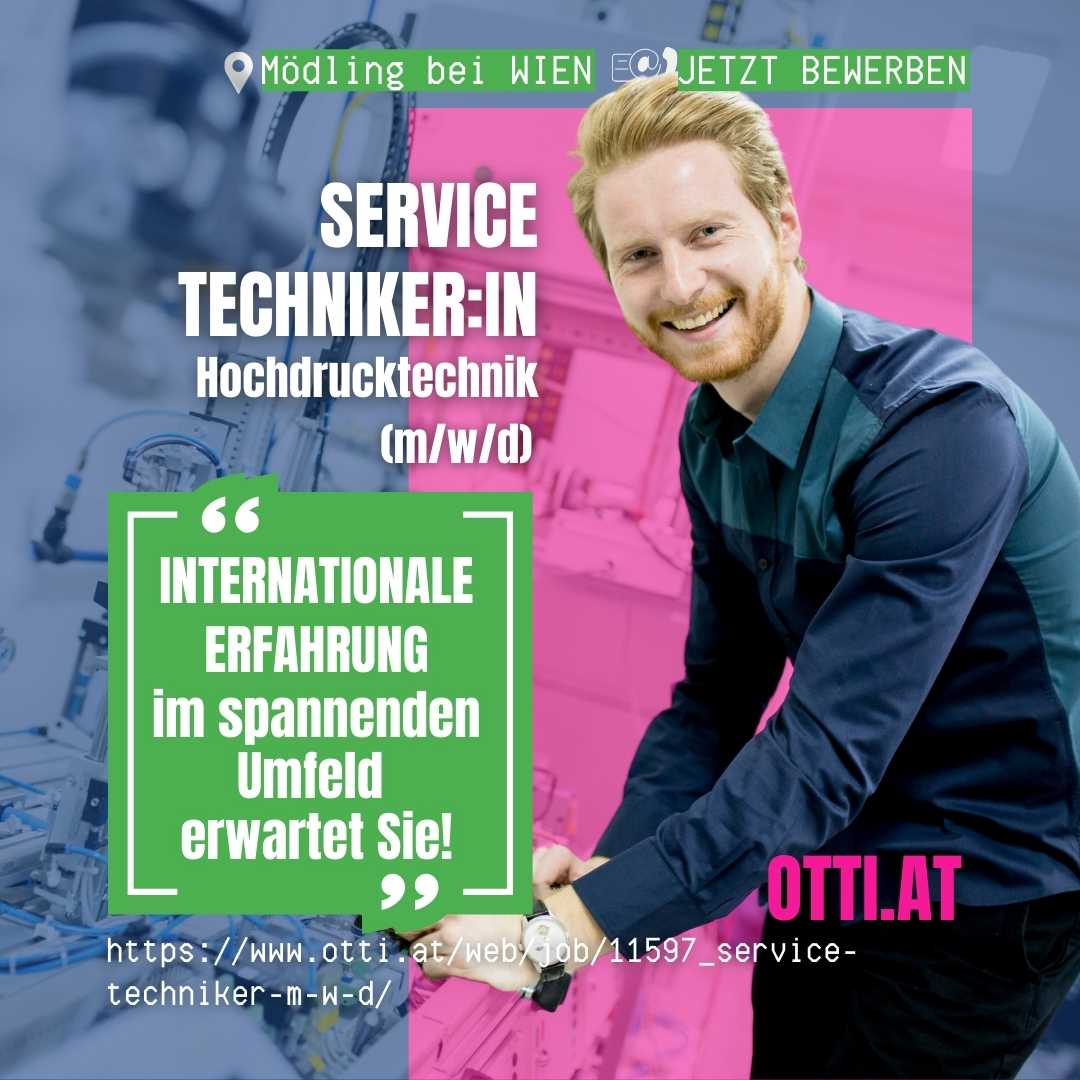 Servicetechnikerin Hochdrucktechnik Jobs Karriere Chancen | Handel | KARRIERE NEWS | OTTI.AT