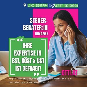 Steuerberatung Karriere Job | Steuerberater & Wirtschaftstreuhänder | KARRIERE NEWS | OTTI.AT