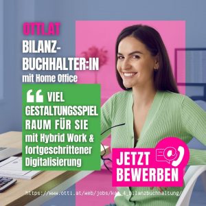 Bilanzbuchhaltung Hybrid Work Jobs Karriere Chancen | Steuerberater & Wirtschaftstreuhänder | KARRIERE NEWS | OTTI.AT