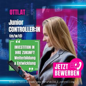 Junior Controllerin Weiterbildung Entwicklung Job Karriere | Lebensmittel | KARRIERE NEWS | OTTI.AT