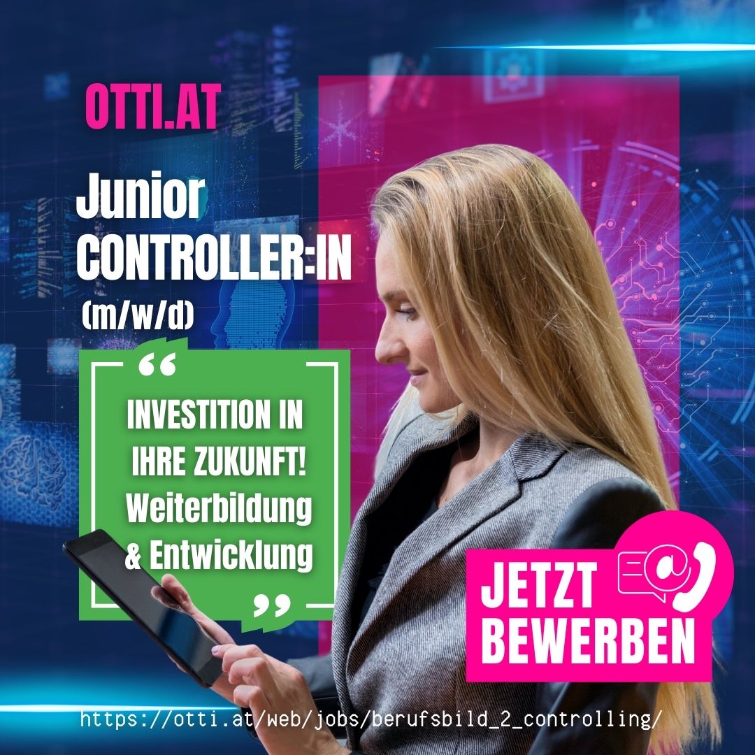 Junior Controllerin Weiterbildung Entwicklung Job Karriere | Lebensmittel | KARRIERE NEWS | OTTI.AT