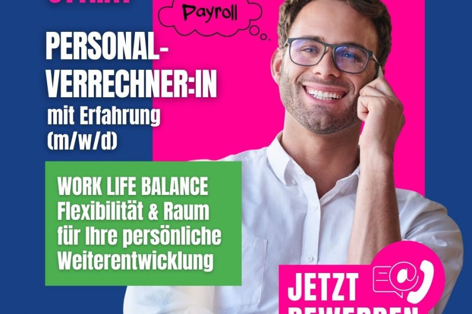 Personalverrechner Mit Erfahrung Job Chance | Steuerberater & Wirtschaftstreuhänder | KARRIERE NEWS | OTTI.AT