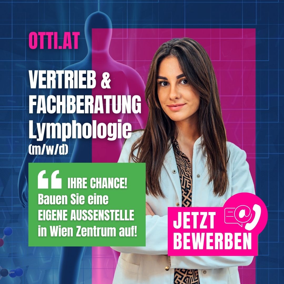 Vertrieb Fachberatung Lymphologie | Top Jobs aktuell | KARRIERE NEWS | OTTI.AT