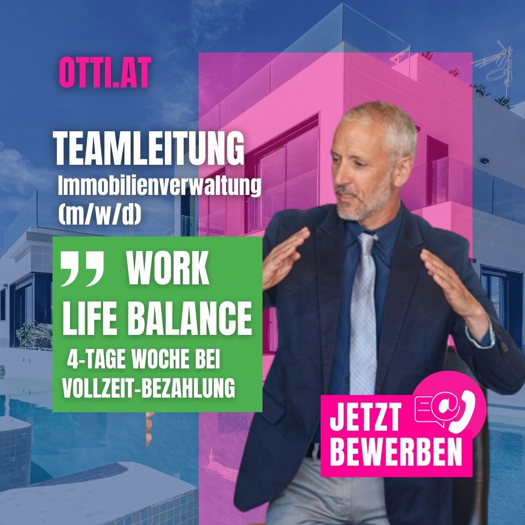 Teamleitung Immobilien Jobs Karriere Chancen | Hausverwaltung/Immobilien | KARRIERE NEWS | OTTI.AT