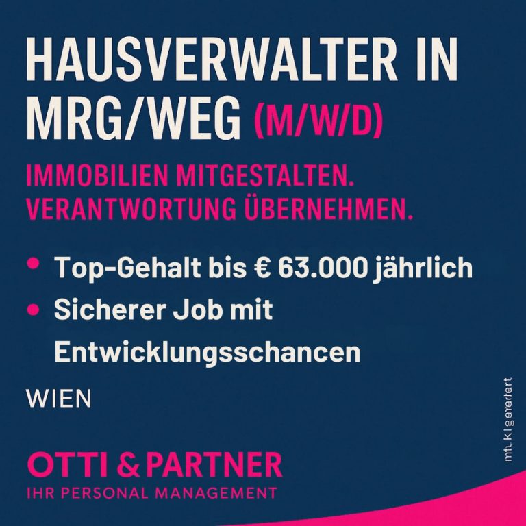 Top Job Otti At | Hausverwaltung & Immobilien | KARRIERE NEWS | OTTI.AT