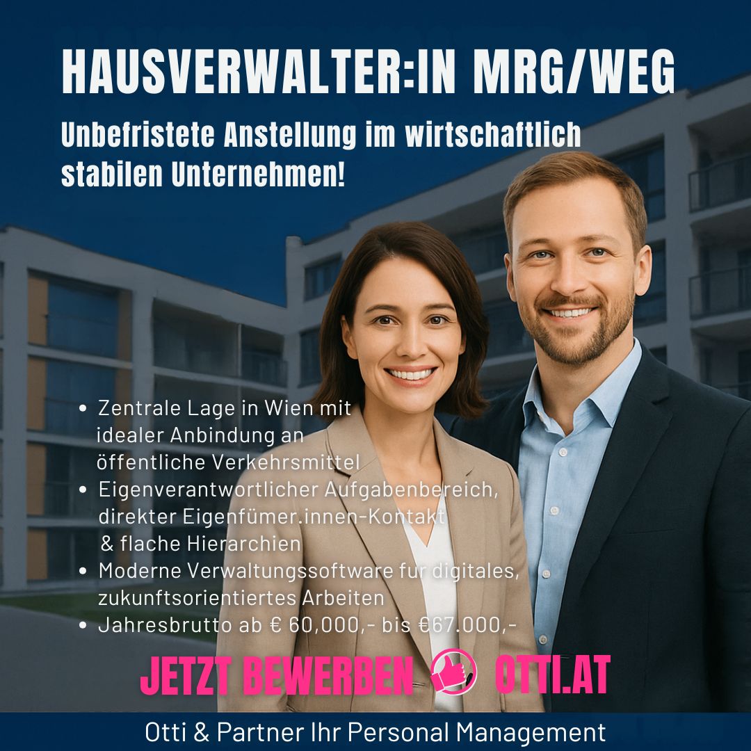 Hausverwaltung Job Otti At | Hausverwaltung & Immobilien | KARRIERE NEWS | OTTI.AT