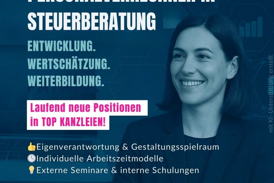 Laufend Top Jobs Personalverrechnung In Steuerberatung | Steuerberater & Wirtschaftstreuhänder | KARRIERE NEWS | OTTI.AT