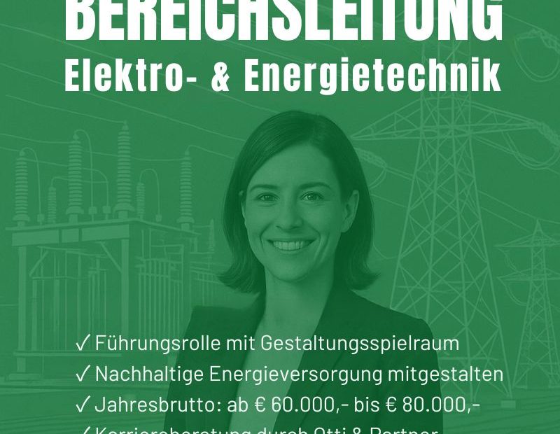 Bereichsleitung Top Job Otti At | ENGINEERING Top Jobs | KARRIERE NEWS | OTTI.AT