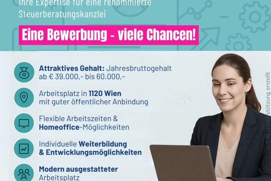 Klientenbuchhaltung Top Job Wien | Steuerberater & Wirtschaftstreuhänder | KARRIERE NEWS | OTTI.AT
