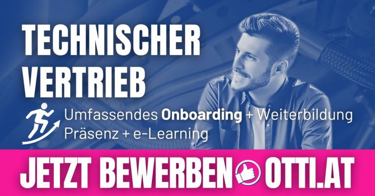 Technischer Vertrieb Job Onboarding | Sonstige verarbeitende Industrie | KARRIERE NEWS | OTTI.AT