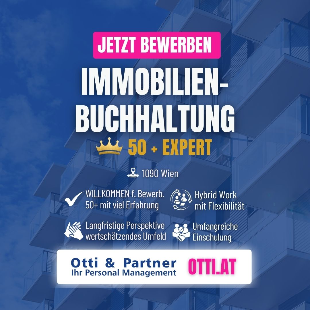 Immobilienbuchhaltung Plus Expert Jobchance | Hausverwaltung & Immobilien | KARRIERE NEWS | OTTI.AT