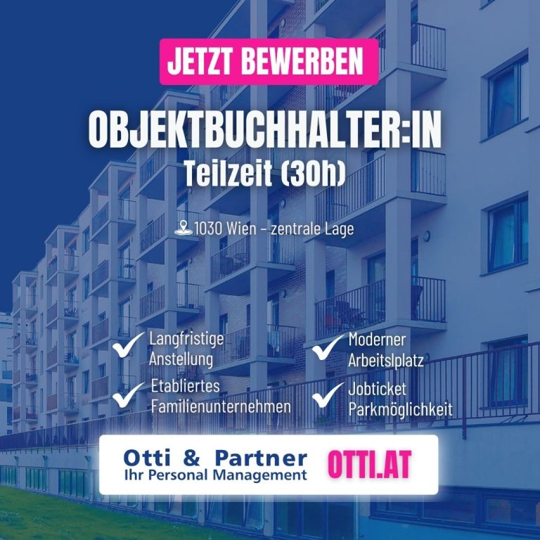Objektbuchhalterin | Hausverwaltung & Immobilien | KARRIERE NEWS | OTTI.AT
