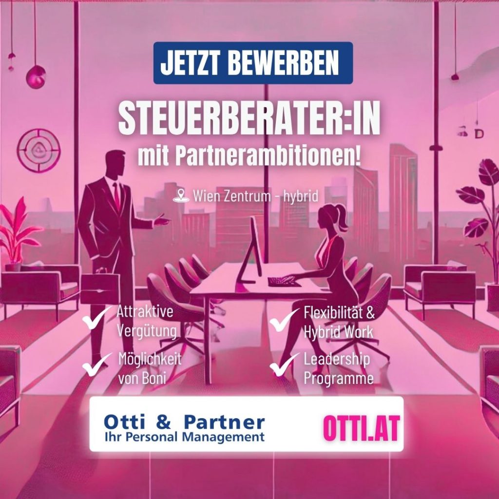 Steuerberater Partner Chance | Steuer- & Wirtschaftsberatung | KARRIERE NEWS | OTTI.AT