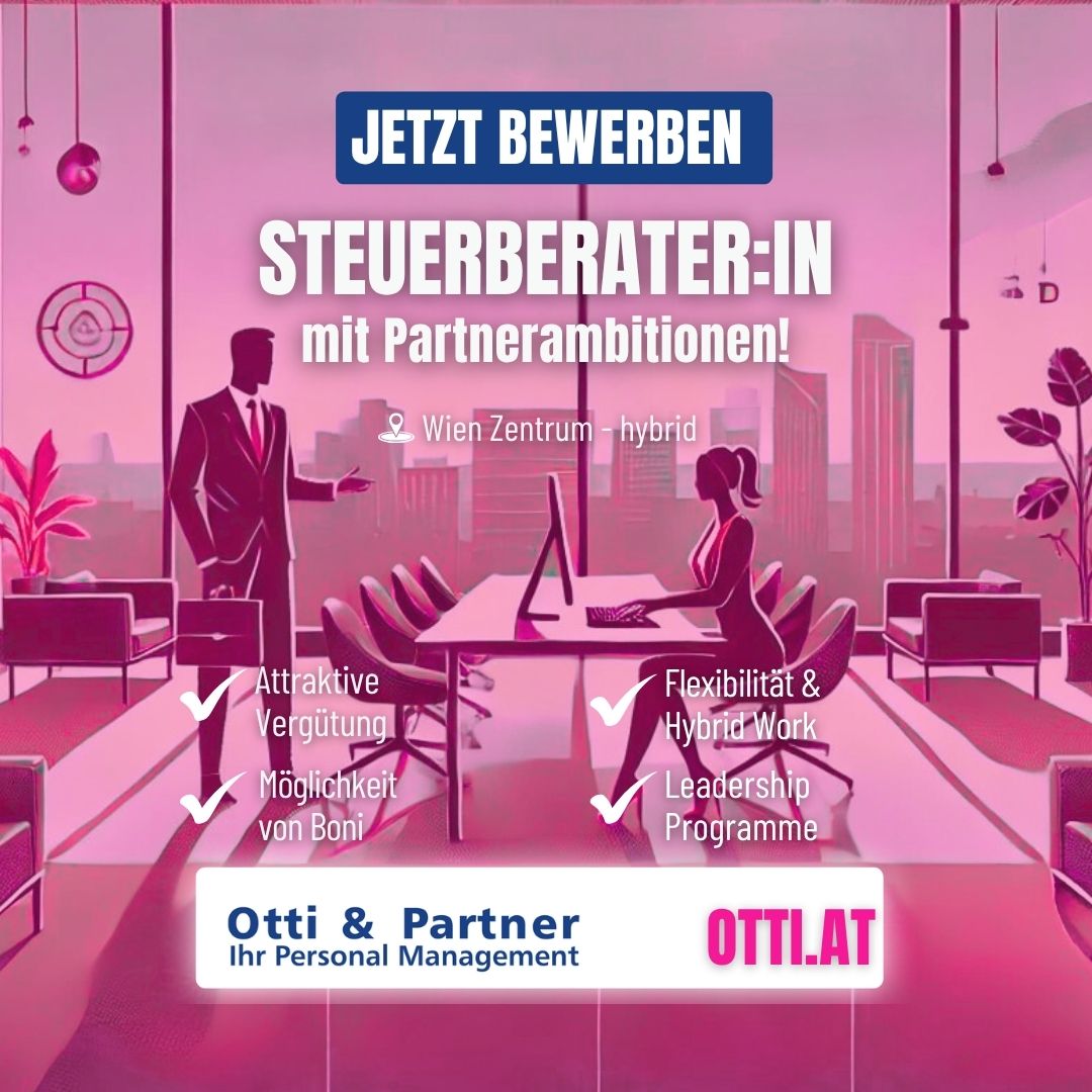 Steuerberater Partner Chance | Steuer- & Wirtschaftsberatung | KARRIERE NEWS | OTTI.AT
