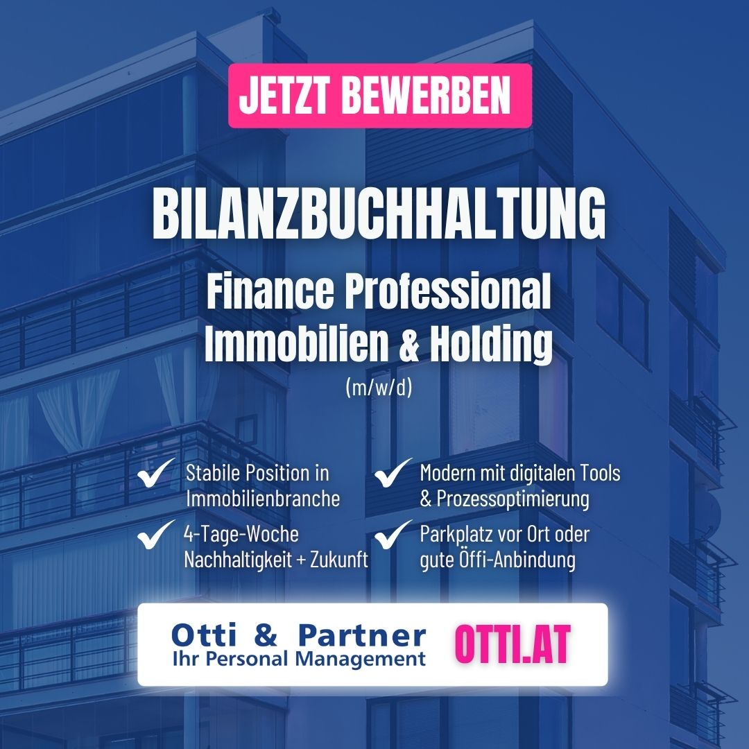 Bilanzbuchhaltung Immobilien Finance Top Job Otti At | Immobilien | KARRIERE NEWS | OTTI.AT