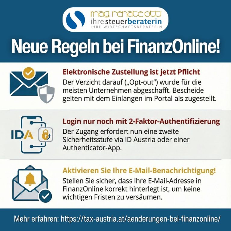 Aenderungen Bei Finanzonline | Tax Austria | KARRIERE NEWS | OTTI.AT