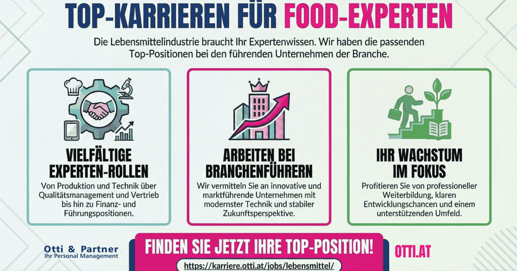 News & Tipps zu Beruf, Bildung & Karriere Karriere Lebensmittelindustrie Otti At | | KARRIERE NEWS | OTTI.AT