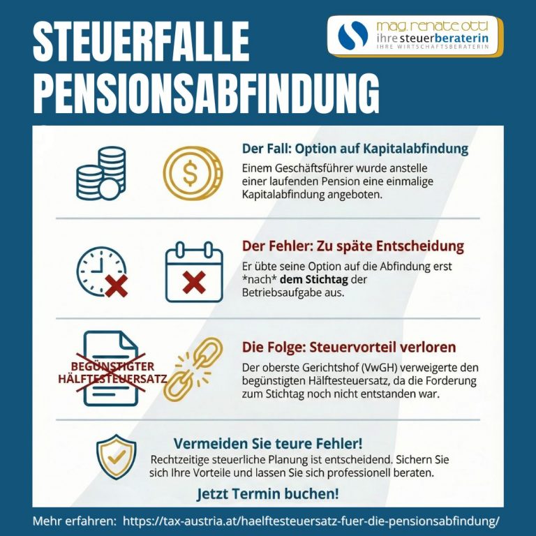 Steuerfalle Pensionsabfindung Tax Austria At | Tax Austria | KARRIERE NEWS | OTTI.AT