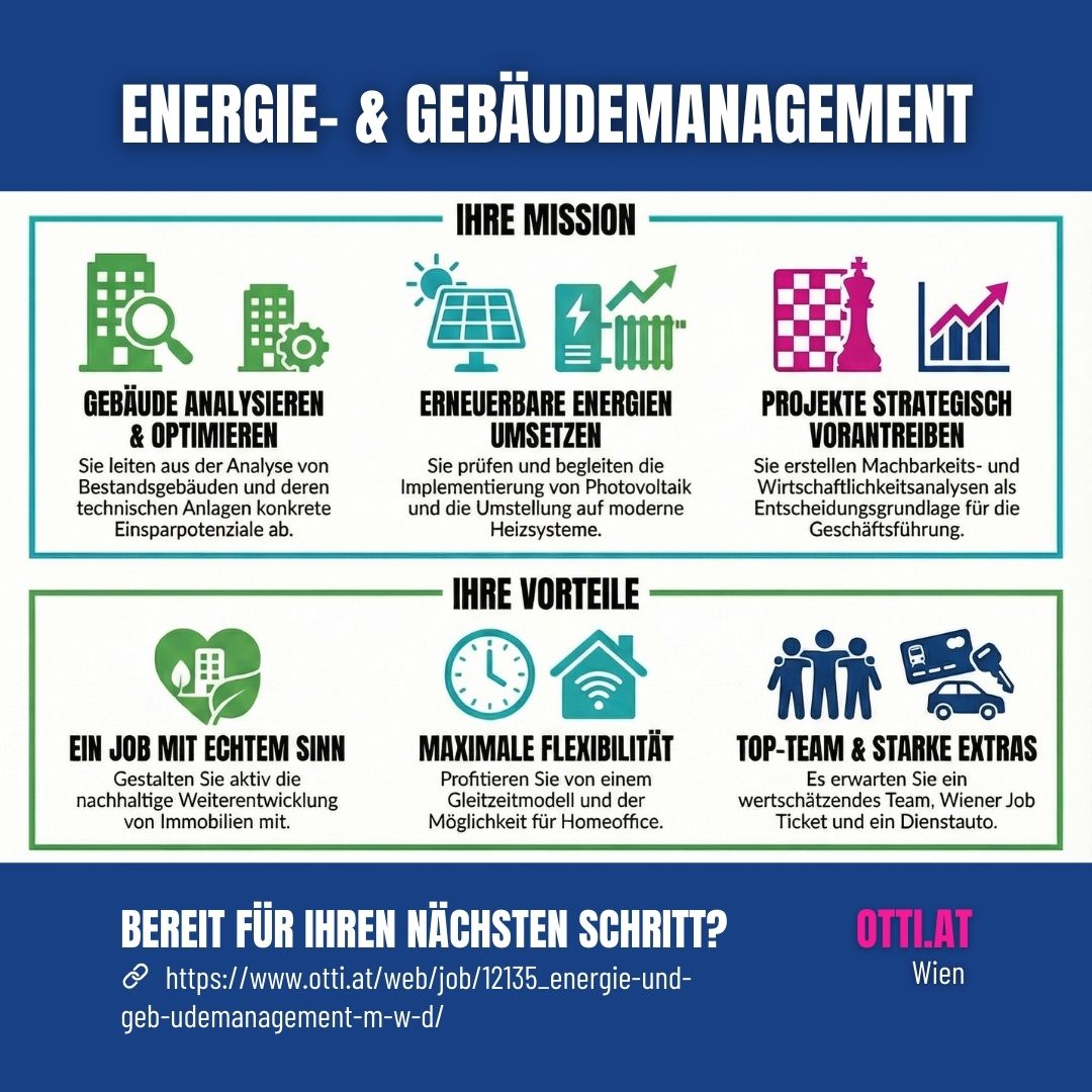 Energie Gebaeudemanagement Top Job Otti At | Berufliche Entwicklung? Selbstverständlich! | KARRIERE NEWS | OTTI.AT