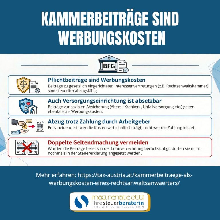 Kammerbeiträge Werbungskosten Tax Austria At | Tax Austria | KARRIERE NEWS | OTTI.AT