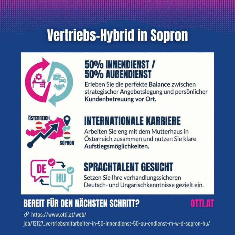 Vertriebs Hybrid Sopron | Industrie | KARRIERE NEWS | OTTI.AT