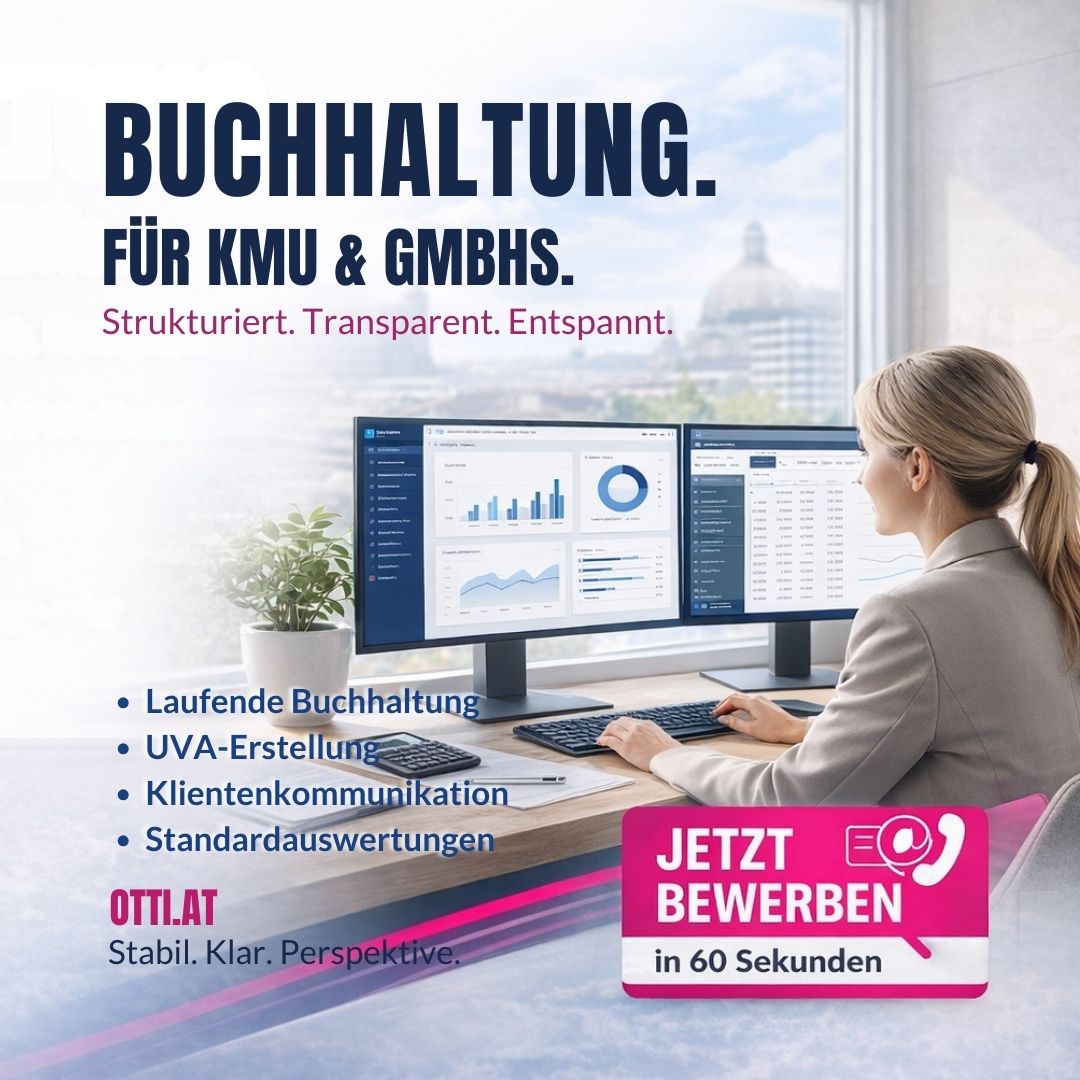 News & Tipps zu Beruf, Bildung & Karriere Buchhaltung Kmu Gmbh Stressfrei Topjobaktuell | Steuerberatung, Wirtschaft & Consulting | KARRIERE NEWS | OTTI.AT