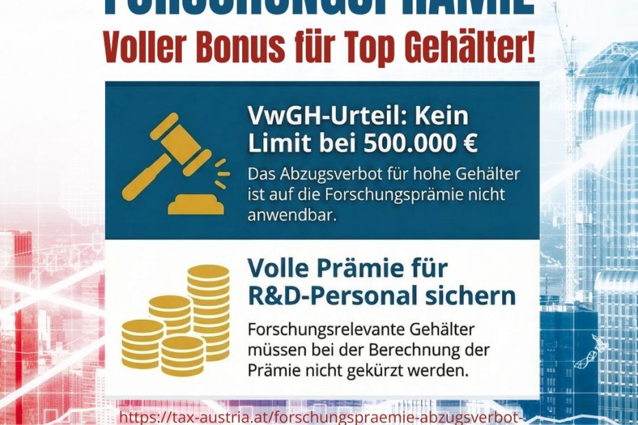 Forschungspraemie Voller Bonus Management Tax Austria At | Tax Austria | KARRIERE NEWS | OTTI.AT