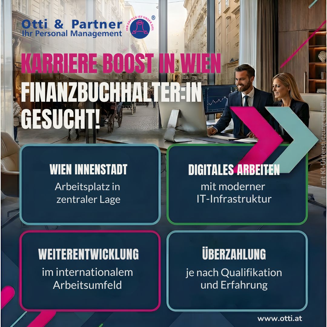 Karriereboost Wien Finanzbuchhaltung | Immobilien | KARRIERE NEWS | OTTI.AT