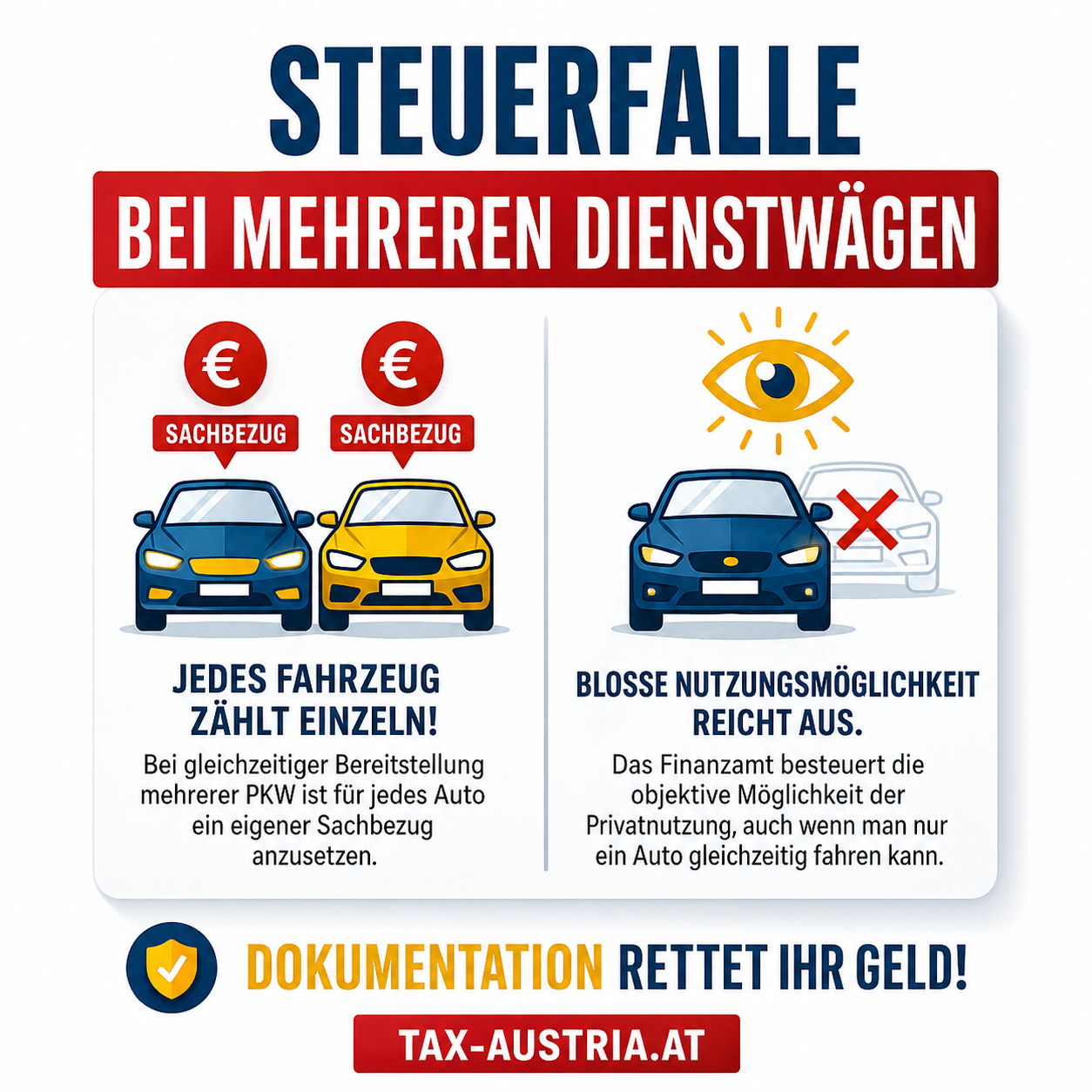 Steuerfalle Mehrere Dienstwaegen | Tax Austria | KARRIERE NEWS | OTTI.AT