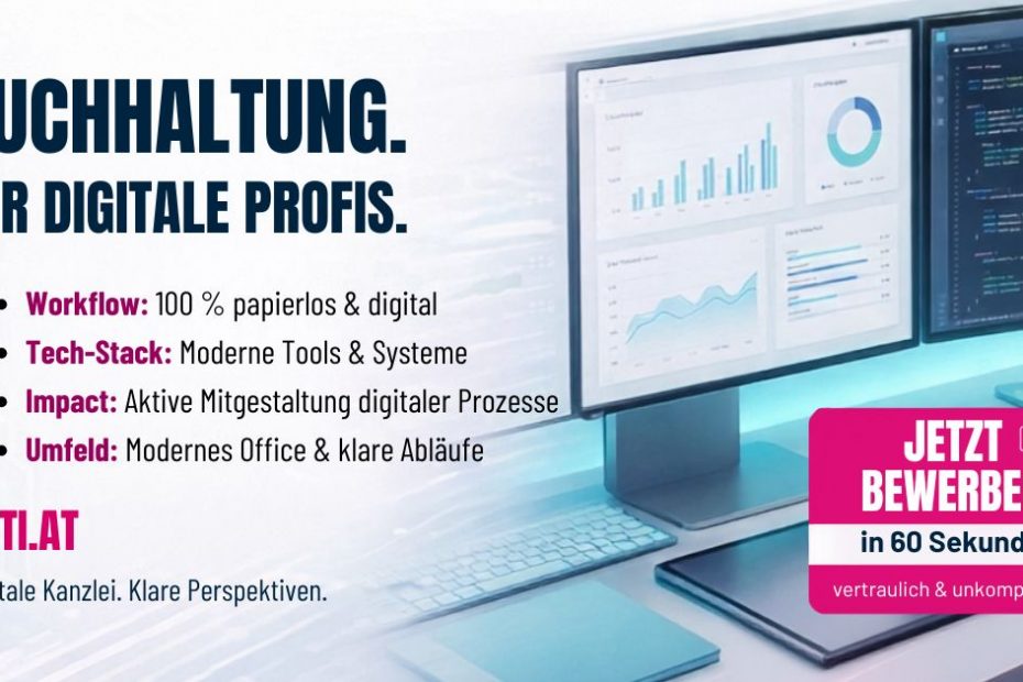 Buchhaltung Digitale Profis | Steuerberatung, Accounting & Finance | KARRIERE NEWS | OTTI.AT