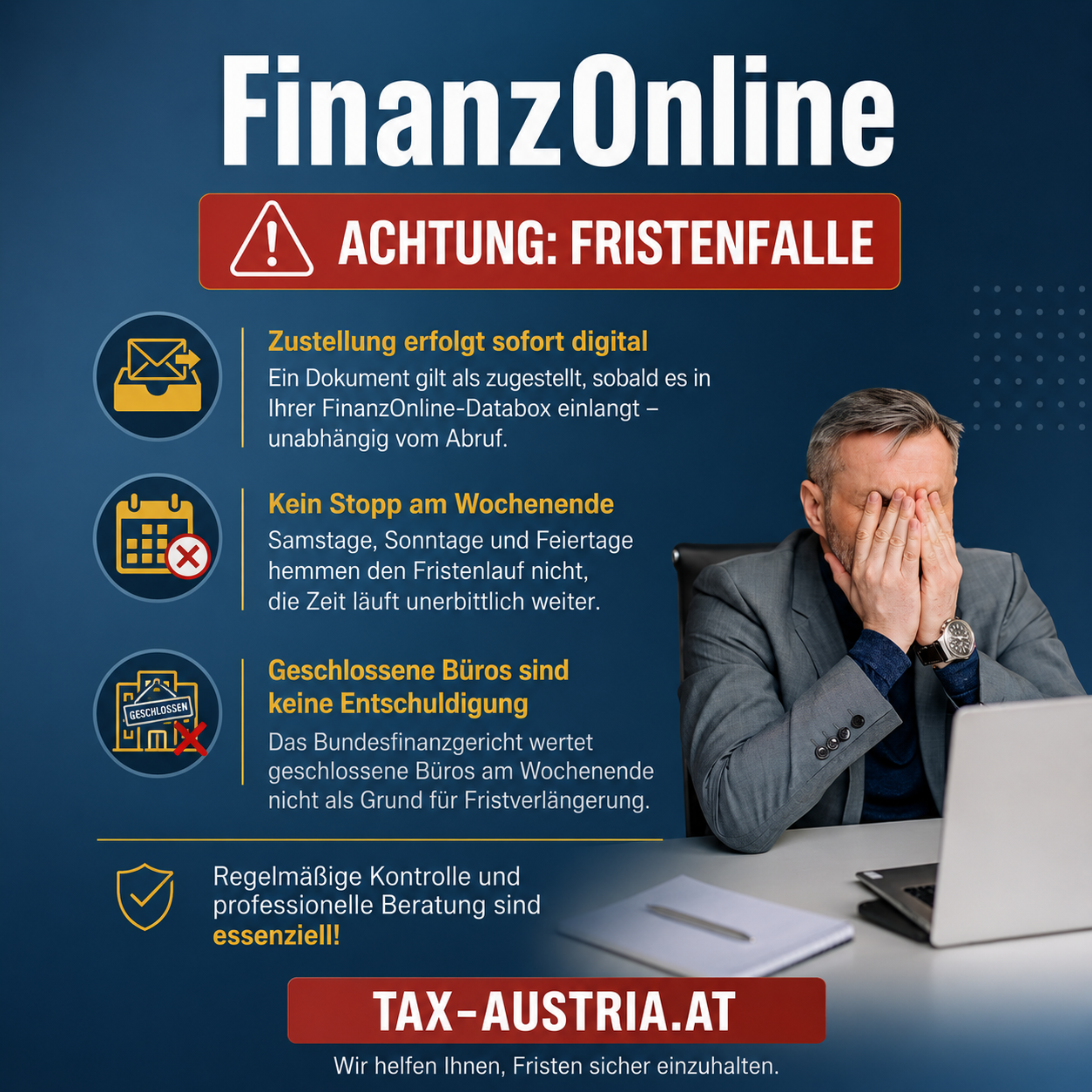 Finanzonlinefristenfalle | Tax Austria | KARRIERE NEWS | OTTI.AT