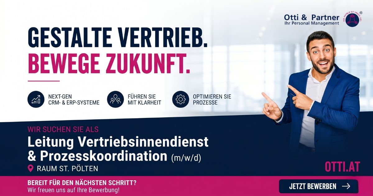 Vertriebsinnendienst Job | ENGINEERING Top Jobs | KARRIERE NEWS | OTTI.AT