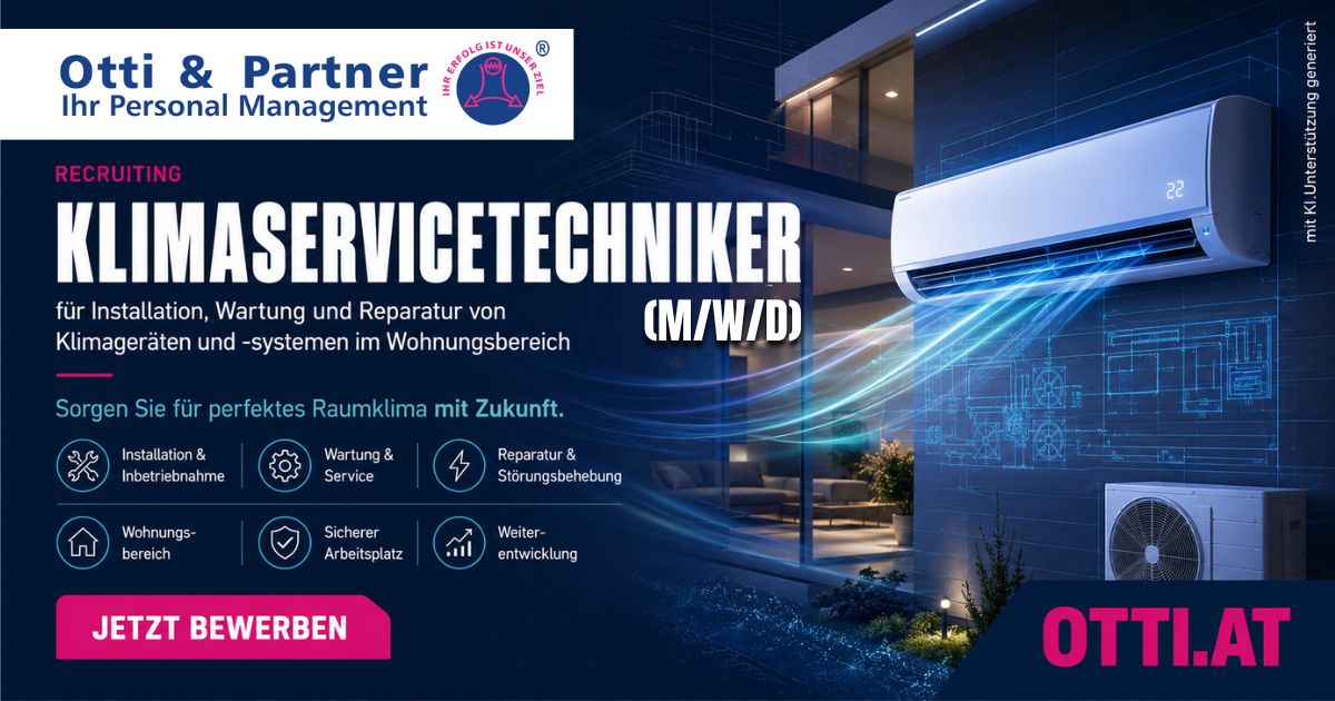 Klimaservicetechnikerin | ENGINEERING | KARRIERE NEWS | OTTI.AT