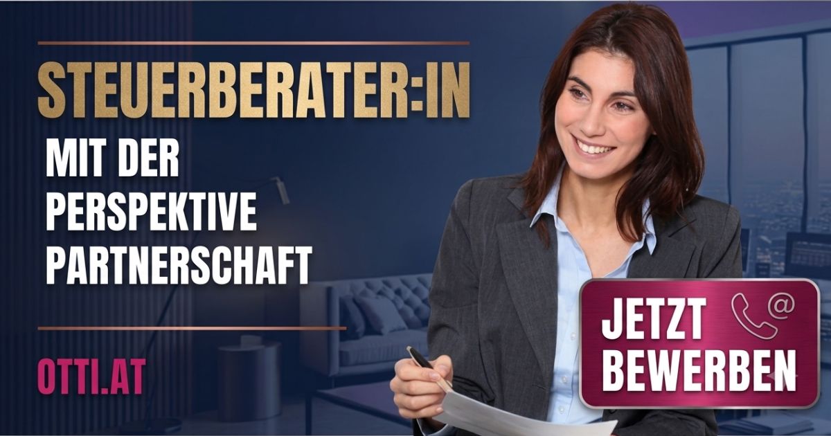 Steuerberater Mit Perspektive Partnerschaft | Steuerberatung, Accounting & Finance | KARRIERE NEWS | OTTI.AT