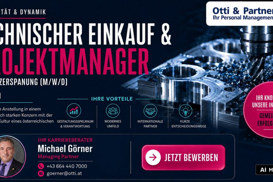 Technischer Einkauf Projektmanager | Wirtschaft | KARRIERE NEWS | OTTI.AT
